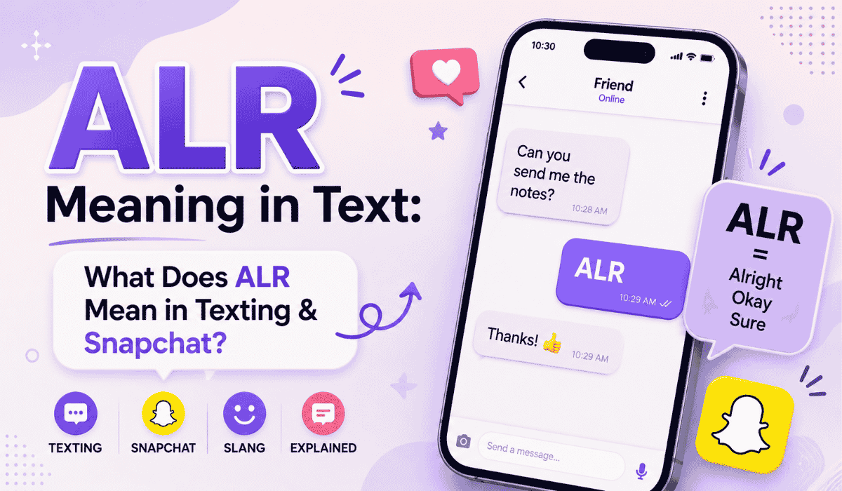 ALR Meaning in Text