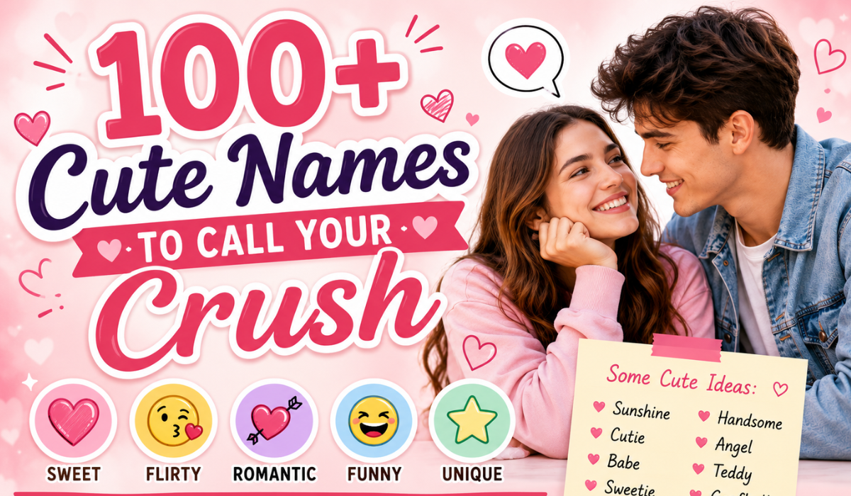 Cute Names to Call Your Crush