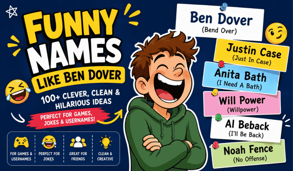 Funny Names Like Ben Dover