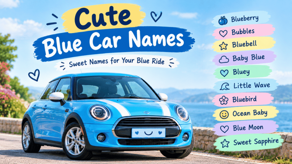 Cute Blue Car Names