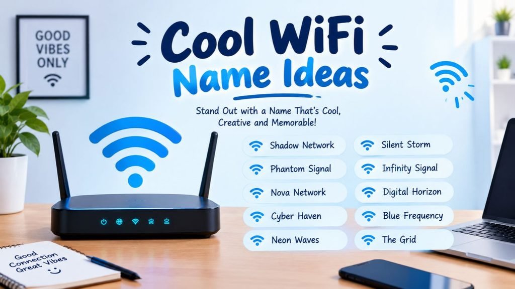 Cool WiFi Name Ideas