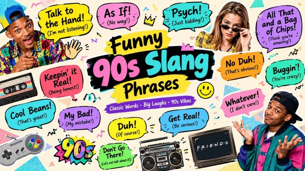 Funny 90s Slang Phrases