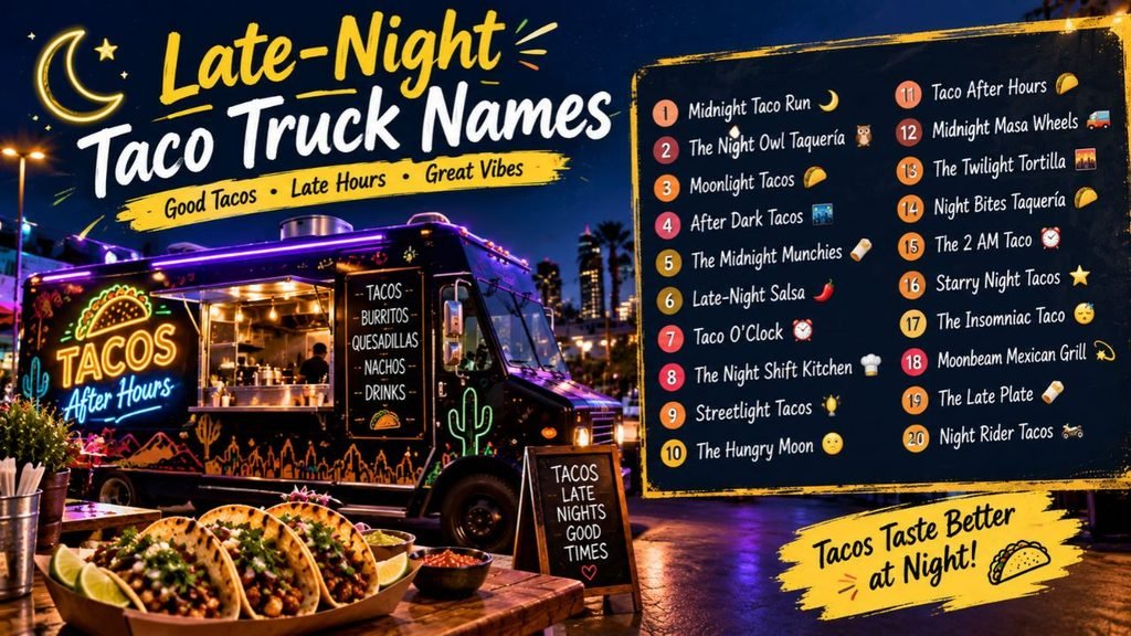 Late-Night Taco Truck Names