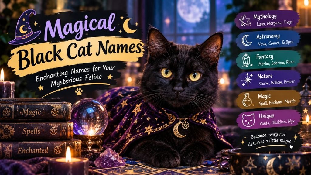 Magical Black Cat Names