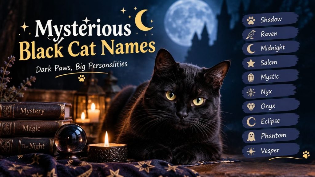 Mysterious Black Cat Names