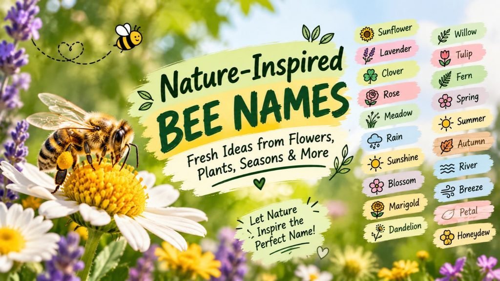 Nature-Inspired Bee Names