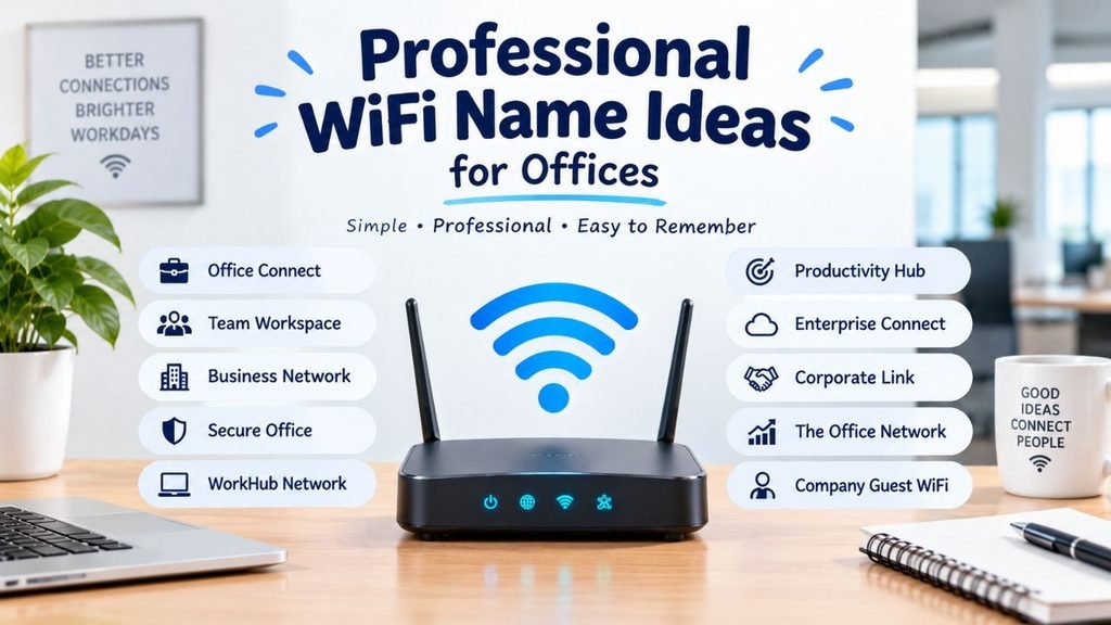Professional WiFi Name Ideas for Offices