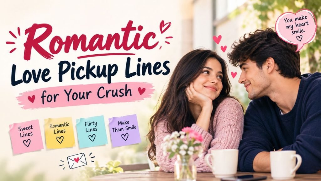 Romantic Love Pickup Lines for Your Crush